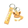 Nuevo Llavero Pokemon Eevee Disfraz de Dibujos Animados Llavero Pikachu Colgante para Mochila de Estudiante Pokemon