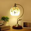 Luminária de mesa chinesa retrô de madeira maciça, estilo europeu, simples, para sala de estar, estudo, quarto, cabeceira, luminária americana romântica, clássica, com dimerização