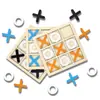 Tablero de Madera Nueve en Raya Xo Tic-Tac-Toe Transfronterizo Juguete Infantil Juego de Mesa de Pensamiento Lógico Padre-Hijo Venta al por Mayor Desarrollo de la Inteligencia