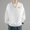 Nova blusa de moletom de luxo masculina, uma peça pesada e versátil de outono, perfeita para atividades ao ar livre, uso casual e sportswear moderno para adolescentes.