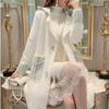 2024 Nuevo Otoño e Invierno Visón Terciopelo Lana Largo Medio Delgado Ropa Exterior para Mujer Moda Estilo Coreano Talla Grande Suelta Ropa Exterior