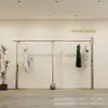 Arara de Parede para Loja de Roupas Aço Inoxidável Espessado Arara de Parede para Roupas Arara de Parede para Loja de Roupas Infantis Roupas Femininas