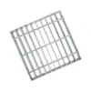 Tapa de zanja de drenaje peldaños de escalera metálicos de alta resistencia rejilla enchufable alcantarilla antideslizante rejilla de acero tapa de zanja