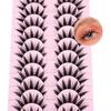 Pestañas Rizadoras Temu, Paquete de Diez Pares, Rizo Ruso, Estilo Europeo y Americano, Pestañas de Pelo de Visón para Ojo Grande, Venta al por Mayor desde Fabricante, Estilo de Cola de Ojo Alargada