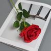 Rosa Artificial Individual para Decoración de Hogar, Boda, Hotel, Regalo del Día de San Valentín Chino, Adorno para Sala de Estar y Comedor, Flor Falsa
