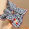Scrunchie Estilo Coreano Zhao Lusi High-End Estético Ins Estilo Universitário Prendedor de Cabelo Estilo Doce Faixa de Cabelo Feminina