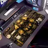 Mouse Pad Grande de Mecha Gundam com Sensação de Tecnologia para E-Sports, Estudo, Jogos e Uso em Dormitório, Tapete Antiderrapante e Espessado para Mesa de Computador