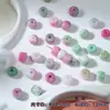Atacado 6x8mm contas de porcelana, contas de vidro tipo barril, contas de vidro soltas, materiais para pulseira e colar feitos à mão DIY, acessórios para pulseira