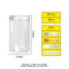 Botella PET de Boca Ancha para Alimentos de 68 Dientes Tapa de Aluminio Botella de Plástico Transparente Redonda Sellada Lata de Alimentos Botella para Empaque