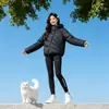 Chaqueta Ligera de Algodón con Capucha Tallas Grandes para Mujer Estilo Nuevo 2026 Estilo Suelto de Pareja Tacto de Alta Gama Ropa de Abrigo