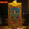 Vila de Xizang Tecido de Algodão Nepalesa Moldura Pigmento Mineral Natural Pintura Sutra do Coração Estátua de Buda Thangka Pintura de Pendurar 1,5m