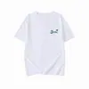 Camiseta de Manga Curta Oversized Estilo Europeu Nova Coleção Verão 2026 para Mulheres com Estampa de Letras, Algodão Puro, Comprimento Médio, Corte Solto, Top Emagrecedor