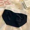 Roupa íntima feminina para meninas, Algodão puro sem costura na virilha, Seda gelada, Estilo novo 2026, Cintura média, Não aperta, Comprimento estendido