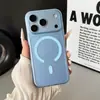 Aplicable a funda de teléfono iPhone 18 Pro Max, mate magnético con sensación de piel, cobertura total, funda protectora simple Apple 17, transfronterizo