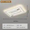 Lâmpadas e lanternas para reforma da casa luzes de ventilador invisíveis silenciosas seis velocidades ar condicionado ventilador de teto luzes sala de estar quarto ventilador sem pás luzes principais