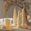 Sanxin Long Vela Aromática Molde de Silicone Pedras de Fragrância Francesa Enfeites Decorativos Abrasivos Fonte de Fábrica