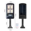 Luz Solar de Jardim Transfronteiriça Iluminação por Indução Automática com Controle Remoto Arandela Externa Cerca Garagem Jardim Poste de Rua