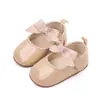 Zapatos Nuevos de Color Sólido con Lazo de Pedrería, Suela Suave Antideslizantes para Bebé Niña Pequeña, Zapatos de Bebé BHX3054