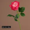 Rosa de alta qualidade de haste única, com toque realista e efeito hidratante; uma peça decorativa luxuosa para casas, vitrines e adereços de fotografia; também adequado para design de cena de casamento