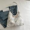Bolsa Casual Grande Capacidade Feminina 2024 Nova Moda Bolsa de Ombro para o Trabalho Bolsa Escolar para Estudantes de Faculdade Bolsa Tote Saco Balde