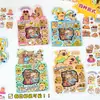 Popular Dibujo Animado Transfronterizo Lindo Niños Mascota Kapibala Guka Manual de Pegatinas DIY Impermeable Pegatina para Vaso de Agua