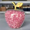 Manzana de Cristal Nochebuena Regalo Creativo para Niñas, Novios, Novias, Mejores Amigos, Fruta de la Paz, Adorno Romántico