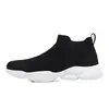 Zapatos Calcetín Elásticos Talla Grande Transfronterizos de Caña Alta Malla Flyknit Zapatos Perezosos de Moda Slip-On Casuales Deportivos para Correr para Hombre