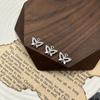 Colgante de un solo agujero con circonita microincrustada en forma de mariposa para suéter de lana de mujer, colgante para el cuello, collar chapado en cobre, accesorios