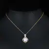 Conceito de Design de Estilo Transfronteiriço, Colar em Forma de Gota com Pérolas Brancas em Estilo Princesa Sereia, Venda Direta do Fabricante