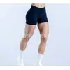 Calça de Yoga Cruzada na Cintura Levanta Bumbum Transfronteiriça Shorts Esportivos Fitness Respiráveis de Secagem Rápida Calça Esportiva de Cintura Baixa Confortável Sem Costura