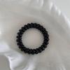 Moda coreana leche punto de onda alta elástica gruesa línea telefónica anillo para el cabello duradero no fácil de romper cuerda para el cabello accesorios para el cabello