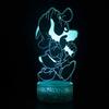 Luz Nocturna 3D de Blancanieves Transfronteriza Enano LED Colorida Táctil Control Remoto Regalo Creativo Lámpara de Mesa Luz Nocturna