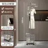 Perchero de pie para ropa y bolsos, perchero móvil para abrigos de dormitorio, perchero de pie de lujo para el hogar en la sala de estar para secar y almacenar ropa