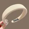 Diadema de Esponja Otoño e Invierno para Mujer de Alta Gama Elegante Moda Accesorio para el Cabello que No Aprieta Antideslizante Que No se Cae Diadema Superior de Cráneo Alto Pinza para el Cabello