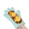 Guantes Antiescaldaduras para Hornos de Cocina, Guantes de Silicona Engrosados Especiales Aislantes del Calor para Hornear, Resistentes a Altas Temperaturas, Antideslizantes, Resistentes al Calor, Horneado en Horno de Microondas
