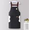 Delantales Personalizados para One Piece, Cocina del Hogar, de Aspecto Elegante, Overoles Impermeables y a Prueba de Aceite, Ropa de Trabajo, Delantales Resistentes a las Manchas para las Tareas del Hogar