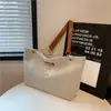 Bolso Tote de Moda Sencillo de Gran Capacidad 2024 Verano Nueva Moda Viajero Retro Moda Bolso de Hombro Portátil
