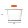 Venta al por mayor Dropshipping Tarro de pepinillos transparente de vidrio Tarro de conservación para refrigerador Tarro de pepinillos para guarnición con tapa Caja de embalaje para tarro de pepinillos