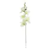 Buquê de Flor de Gladíolo Artificial de 6 Hastes de Alta Qualidade Decoração de Arranjo de Flores Simples para Sala de Estar Ornamento Arranjo de Flores para Casamento Materiais de Flores para Paisagismo