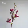 Oferta especial: Flores de Magnólia Artificiais para Decoração de Casa, Decoração de Sala de Estar e Mesa de Jantar, Arranjo Floral Estilo Chinês