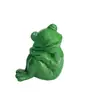 Adornos de Rana de Resina Mesa de Té Escritorio Mascota de Té Juego de Té Hogar Patio Jardín Pecera Decoraciones de Paisaje