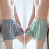 Venta directa de fábrica calzoncillos tipo bóxer sueltos para hombre de algodón transpirable pantalones cortos de verano pijamas talla grande