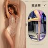Lencería Sexy, Mono Transparente Femenino, Uniforme de Encaje Caliente para No Quitarse, Traje Transparente Pura Pasión Tentación