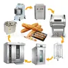 Máquina Formadora de Pan Tostado en Barra Método Continuo Línea de Producción de Pan Tostado Máquina Formadora de Masa Línea de Producción Continua de Barras
