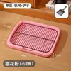 Inodoro extra grande para perros pequeños, medianos y grandes, diseño de panel plano con valla alta para evitar salpicaduras, viene con un soporte, venta al por mayor desde el fabricante