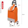 Carrito de Compras con Ruedas para Uso Doméstico, Carrito de Compras Portátil, Carrito de Compras para Supermercado al por Mayor, Carrito de Compras Pequeño para Personas Mayores