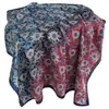 Bufanda Nueva de Cachemira Degradada Chal Protector Solar Bufanda de Girasol Versátil Seda Artificial Bufanda Cuadrada de 70 cm Bufanda Profesional