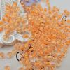 Cuentas de arroz transparentes con núcleo floreciente de tinta de 4 mm, sueltas, hechas a mano, para pulseras y collares, material de horquilla antigua.
