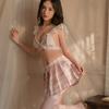 Lingerie sexy sedutora sexy estudante usar cos uniforme tentação jk saia curta água morta paixão terno feminino 1098