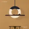 Novo Lustre para Sala de Chá Zen Estilo Chinês 2025 para Sala de Estar e Sala de Jantar, Estilo Criativo Meio do Século Wabi-Sabi